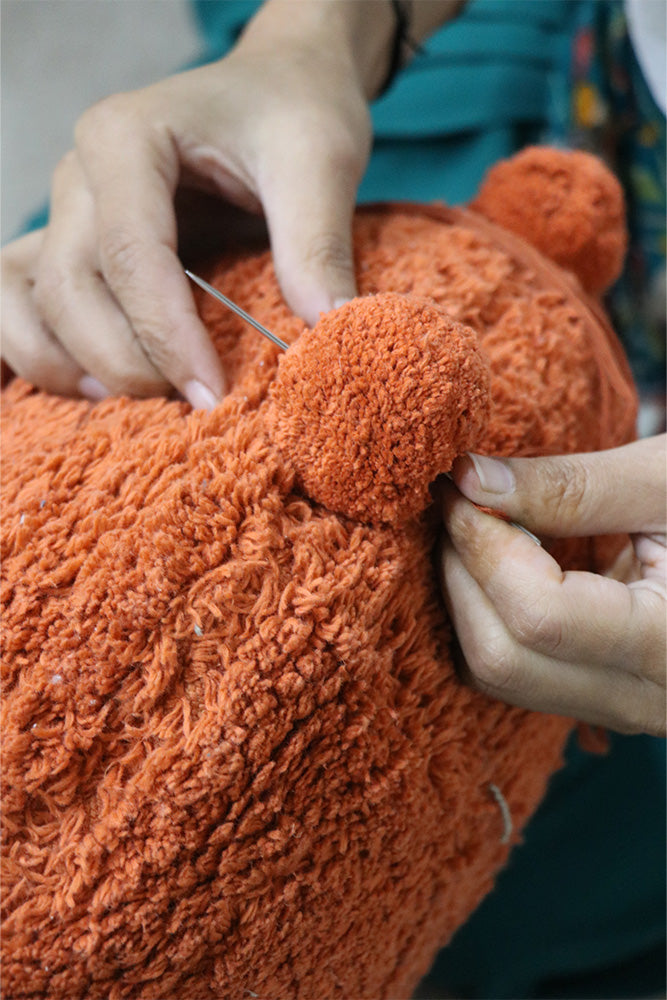 Lorena Canals gulvpude Bubbly – Terracota