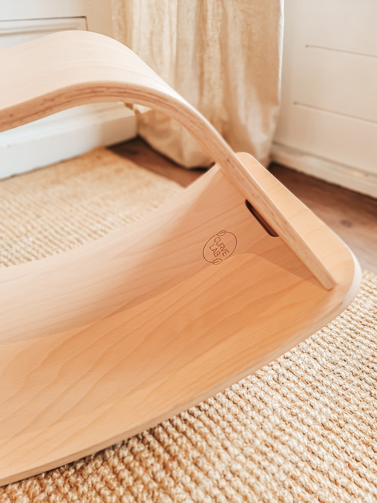 Curve Lab – Rocking Stool & Perfect Arc Balance Board – Natur