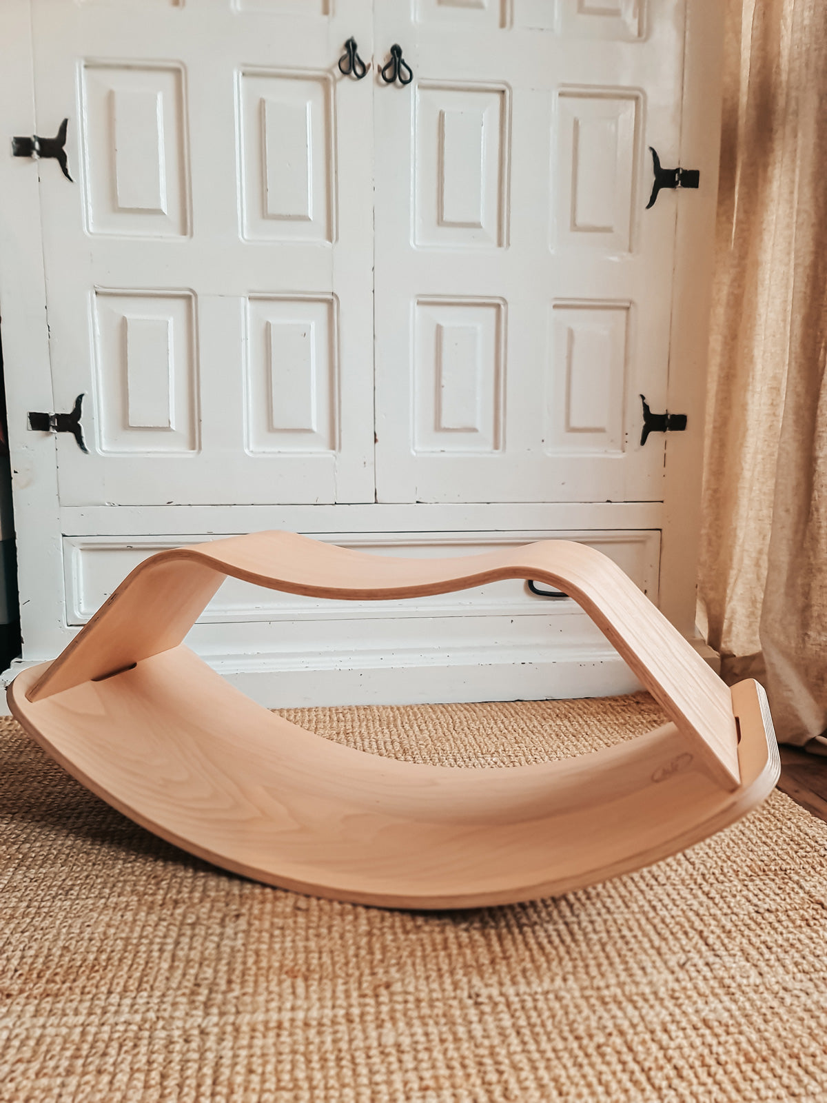 Curve Lab – Rocking Stool & Perfect Arc Balance Board – Natur