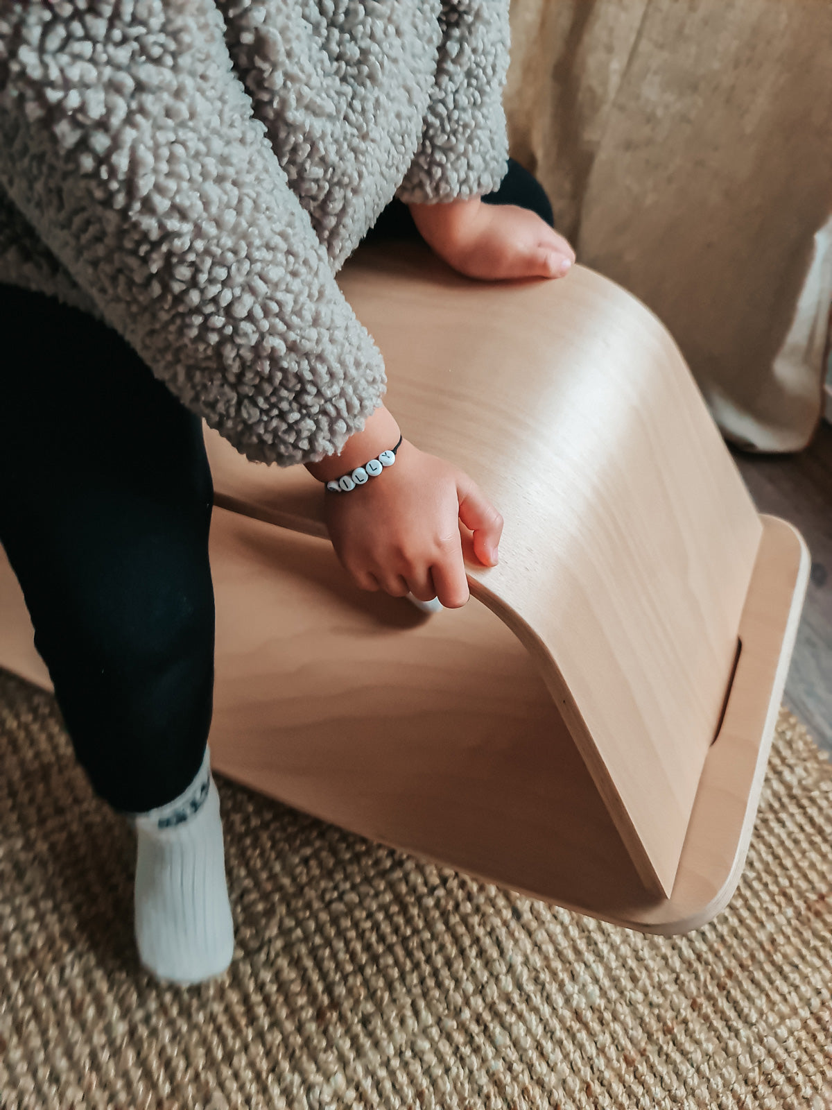 Curve Lab – Rocking Stool & Perfect Arc Balance Board – Natur