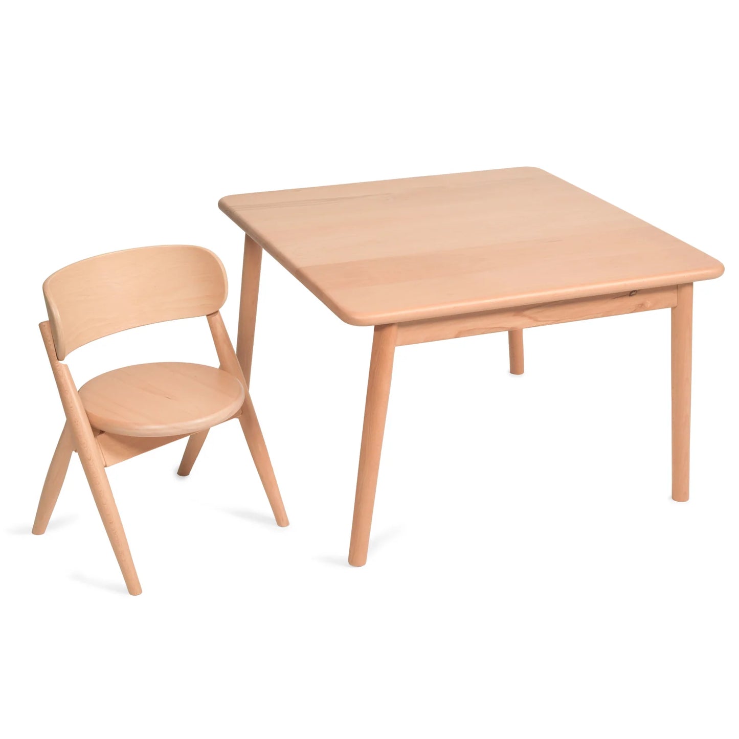 Curve Lab – Kvadratisk bord – Bøg