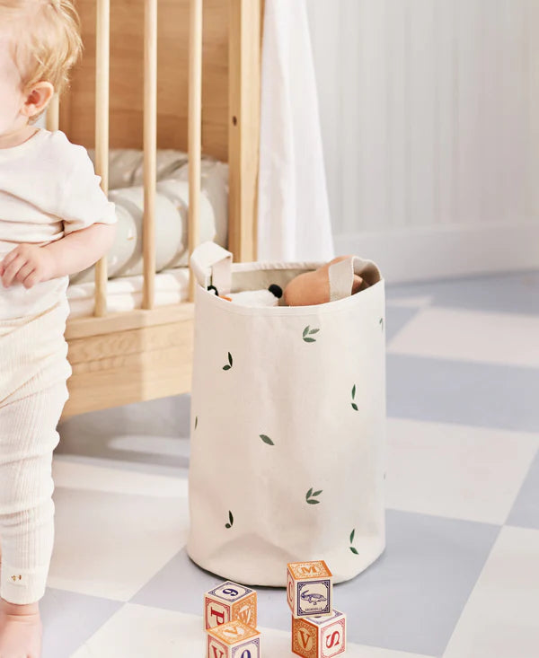 Dear April Brise opbevaringskurv – Leaves 50 x Ø35 cm