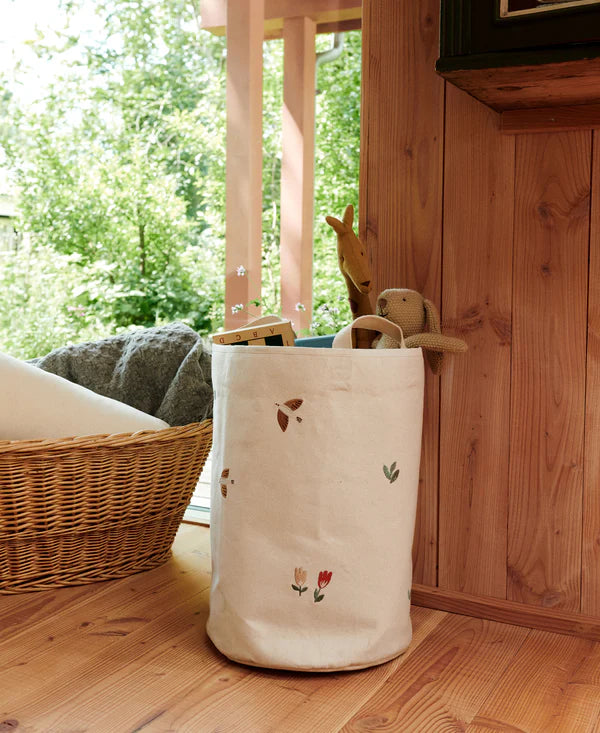 Dear April Brise opbevaringskurv – Songbirds 50 x Ø35 cm