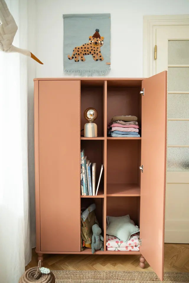 Wood Luck Design - Dot - opbevaringsskab – sun-kissed terracotta