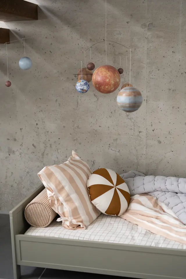 Wood Luck Design - Vintage - børneseng med opbevaring 90 x 200 cm – eucalyptus