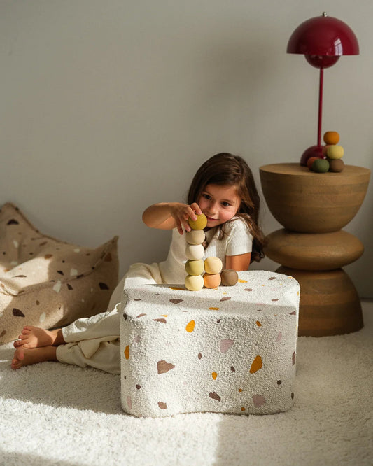 Wigiwama Cloud puf – Terrazzo Marble