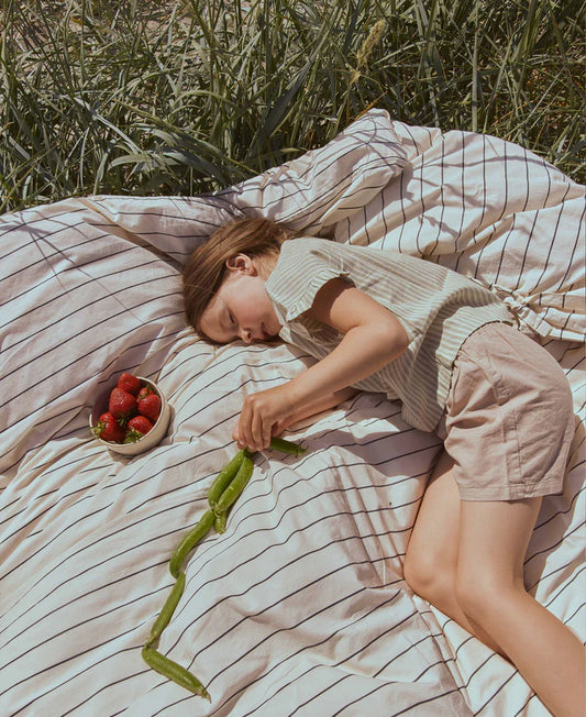 Dear April Joha junior sengetøj – Sail Stripes 100x135 / 40x60 cm