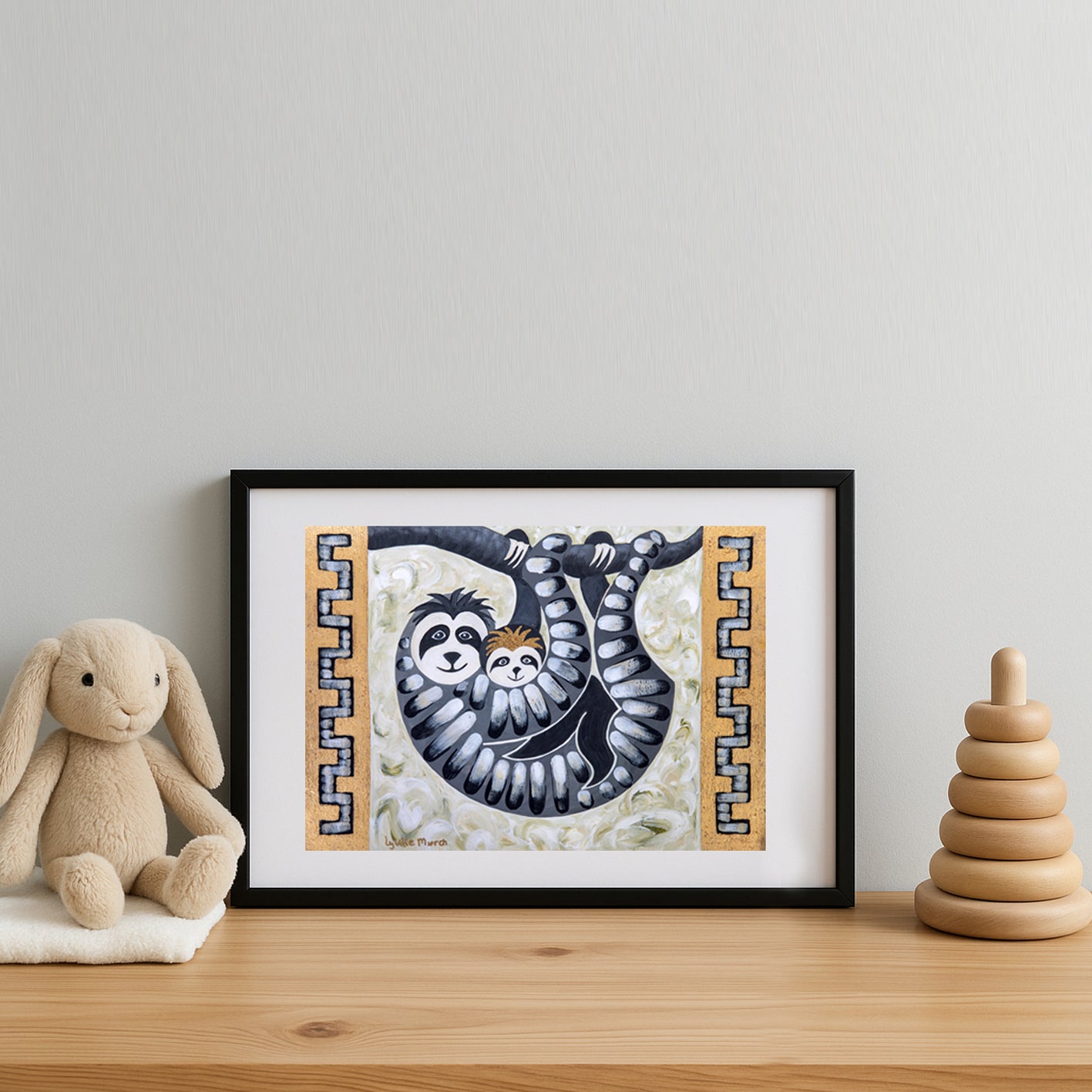 Lykke Mørch - Dovendyret - 29,7x42 cm (A3)