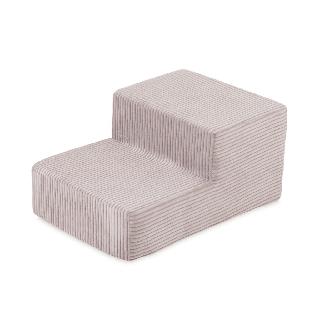 Plush Nest skumtrappe til boldbassin – premium fløjl – Pink