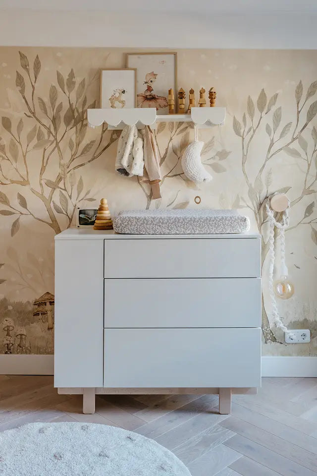 Wood Luck Design - Babushka - væghylde – hvid