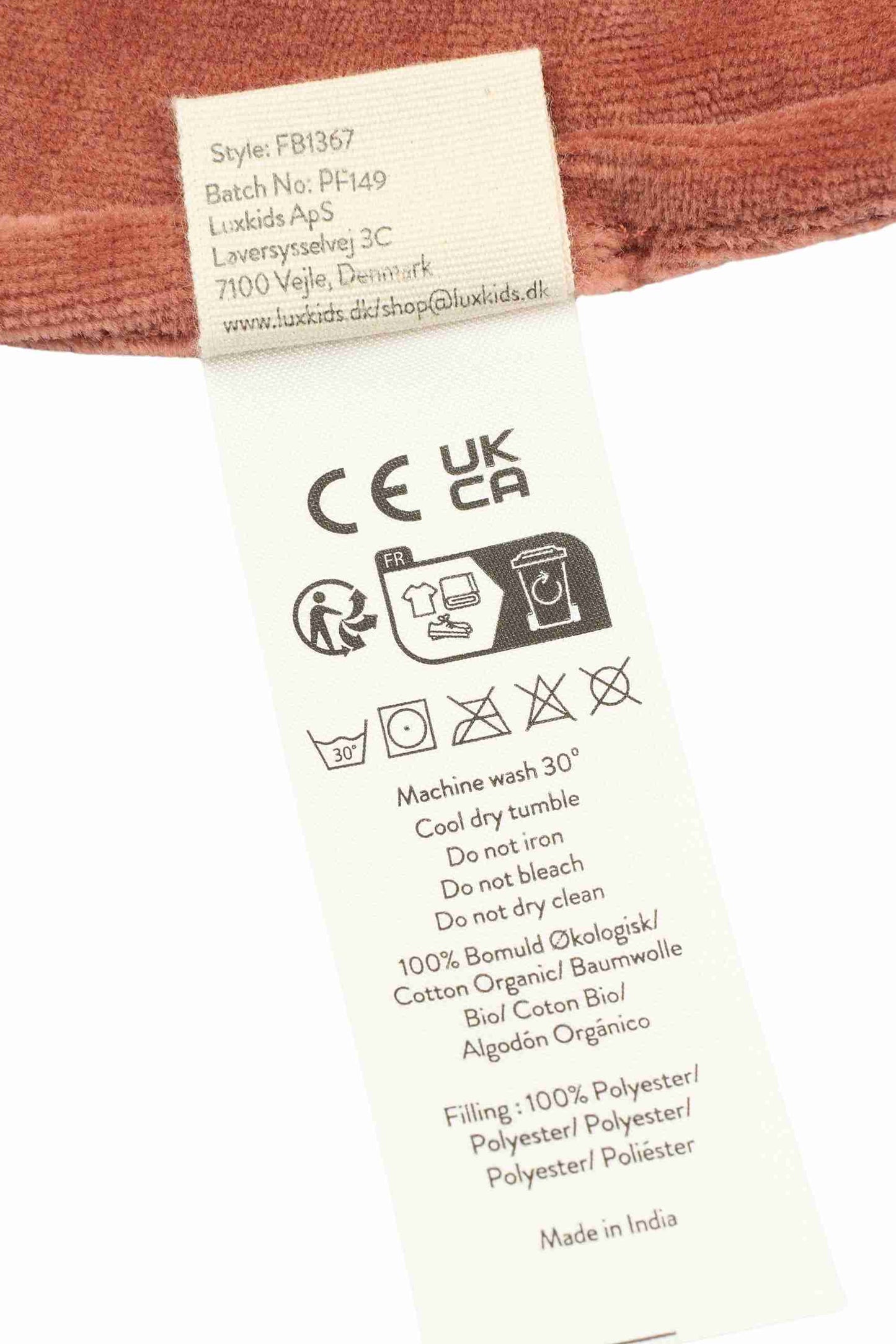 Fabelab nusseklud – Kanin – Ash Rose