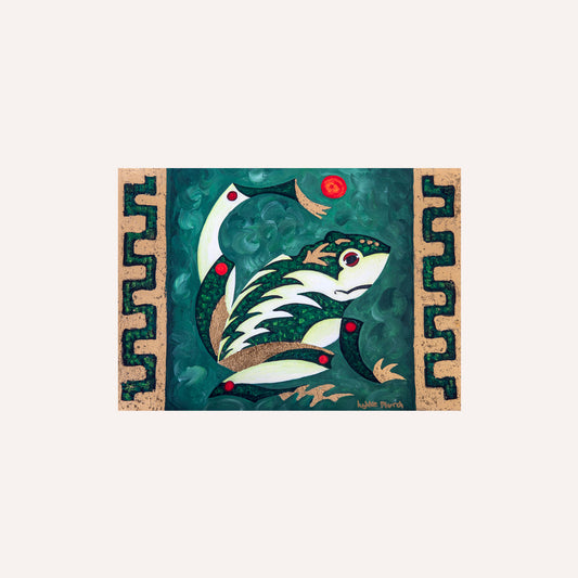 Lykke Mørch - Boldfrøen - 29,7x42 cm (A3)