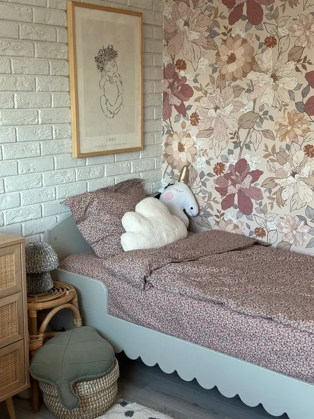 Wood Luck Design - Babushka - børneseng 90 x 200 cm – olivengrøn