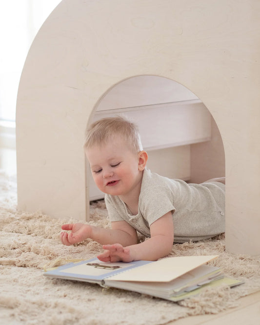 FitWood KUMPU Montessori reol og bord – birk