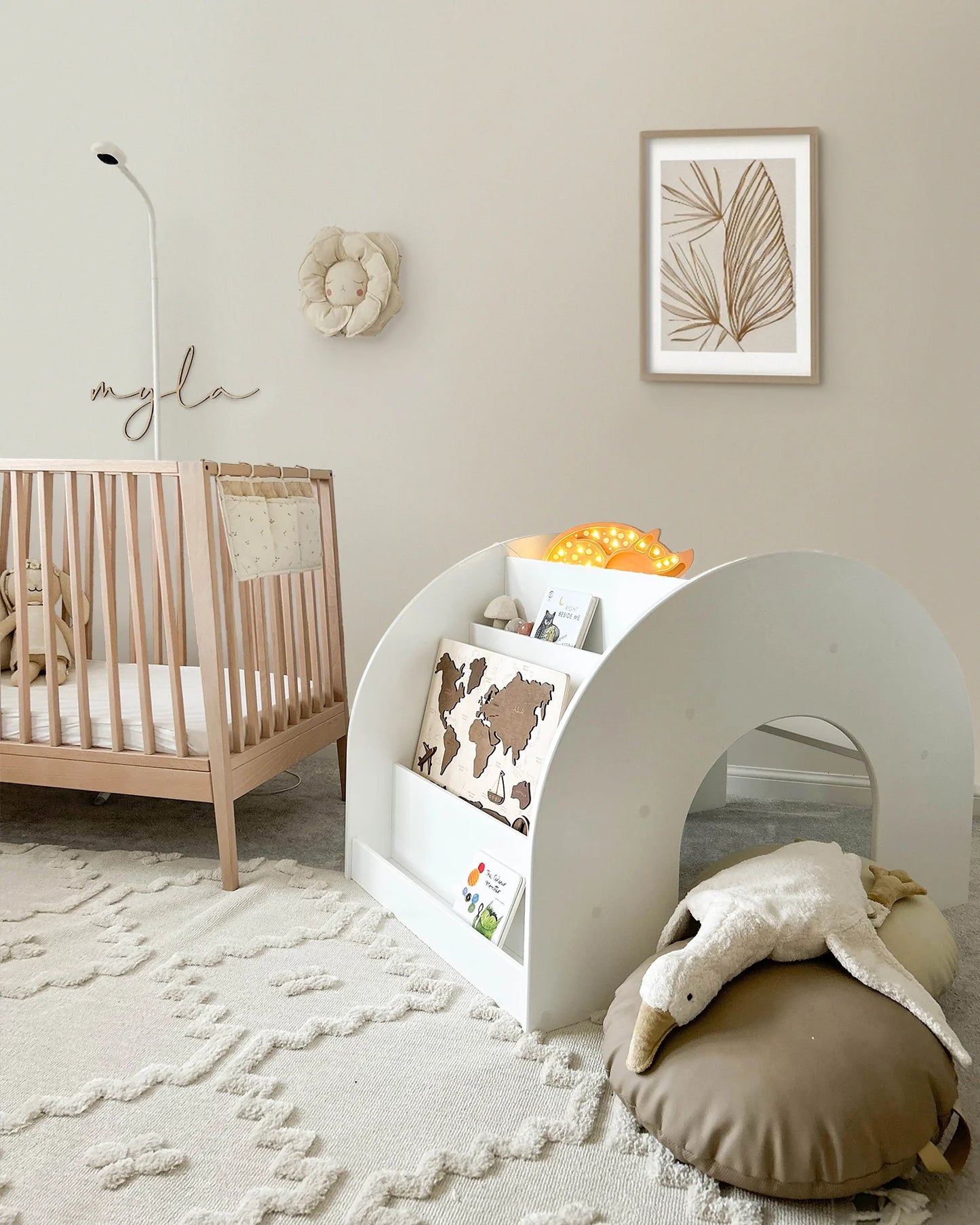 FitWood KUMPU Montessori reol og bord – hvid