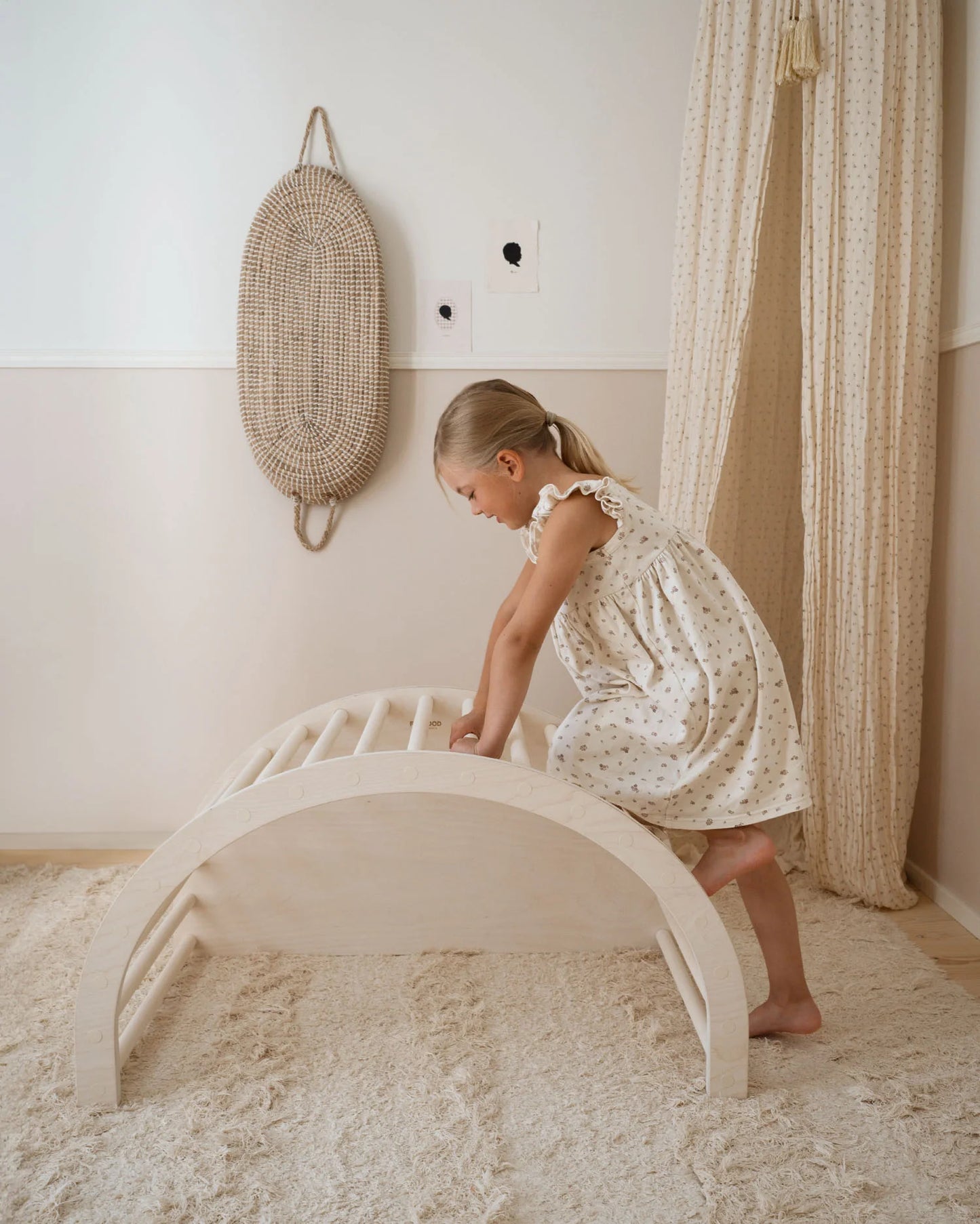 FitWood LUOTO II klatrebue / bord – birk