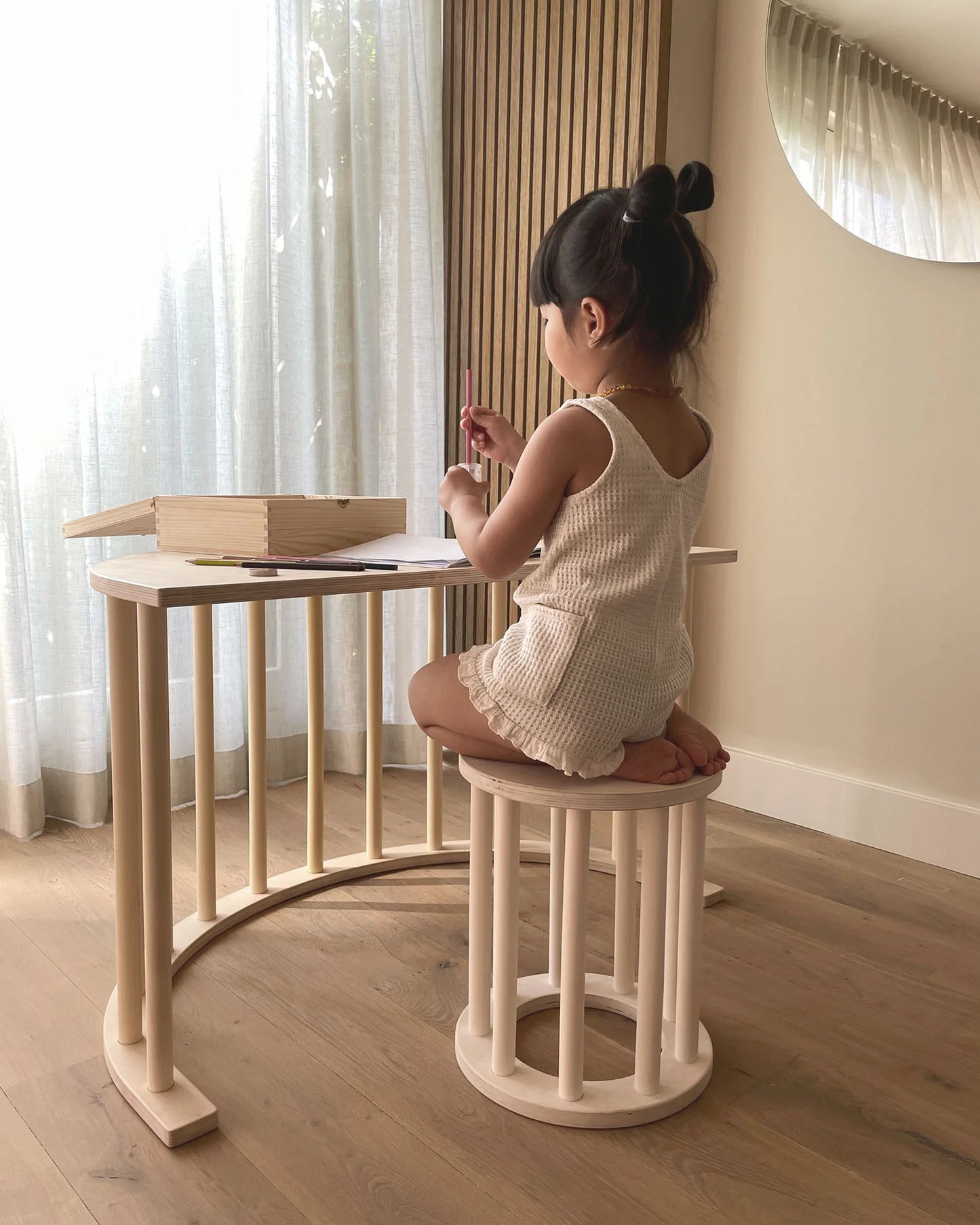 FitWood LUOTO II klatrebue / bord – birk