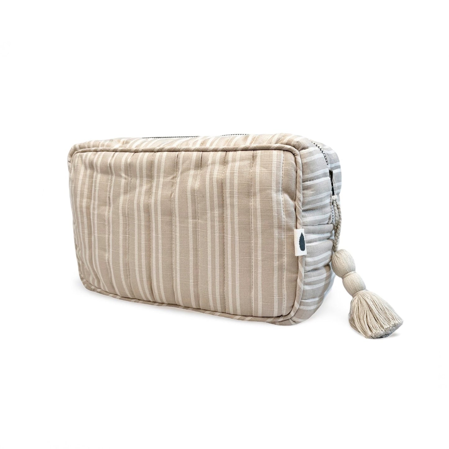 Pine Cone Lulu toilettaske – Beige Stripe