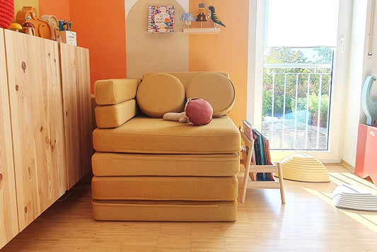 Shappy legesofa – Original 160 cm - Mustard