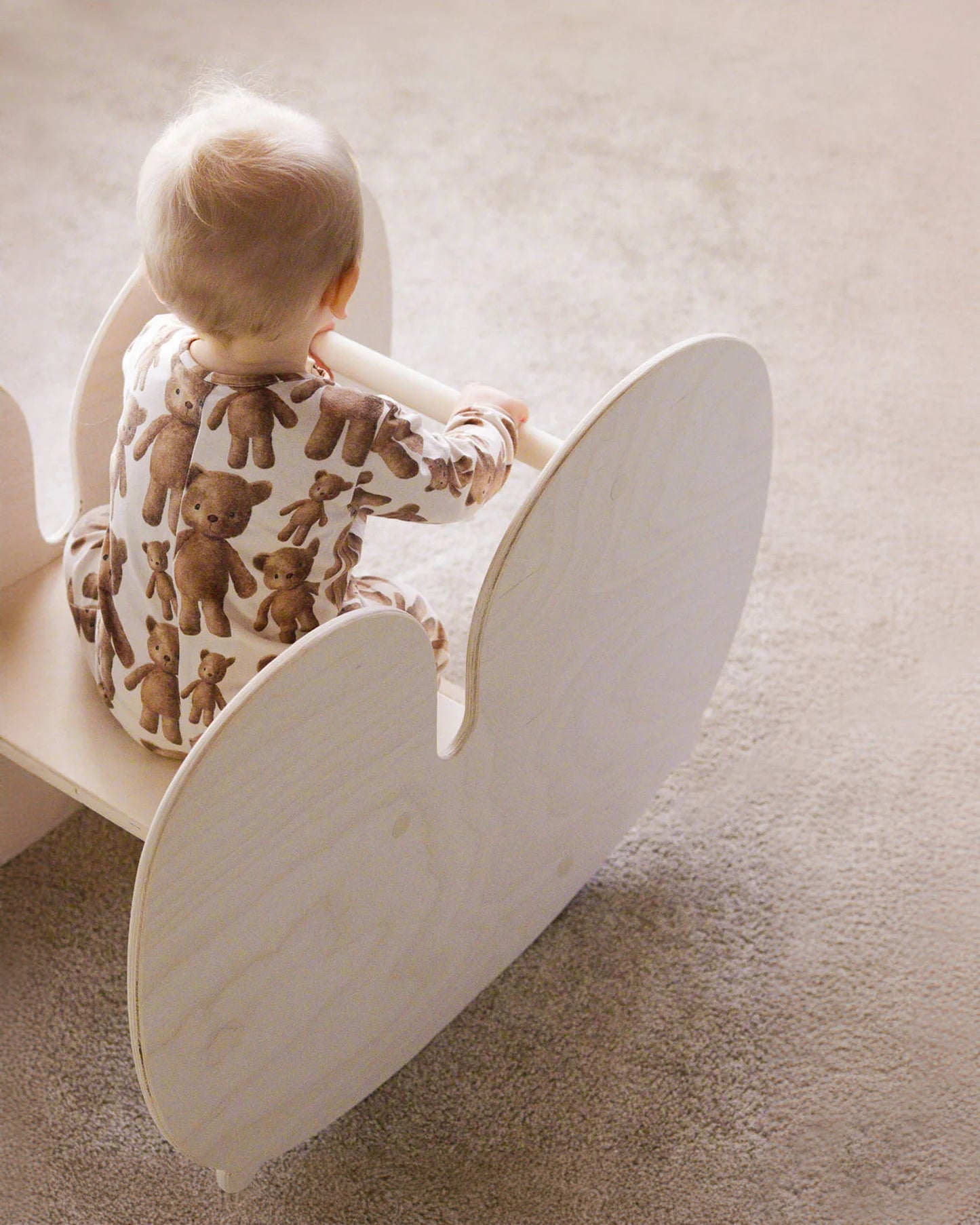 FitWood NUPPU gyngehest – birk