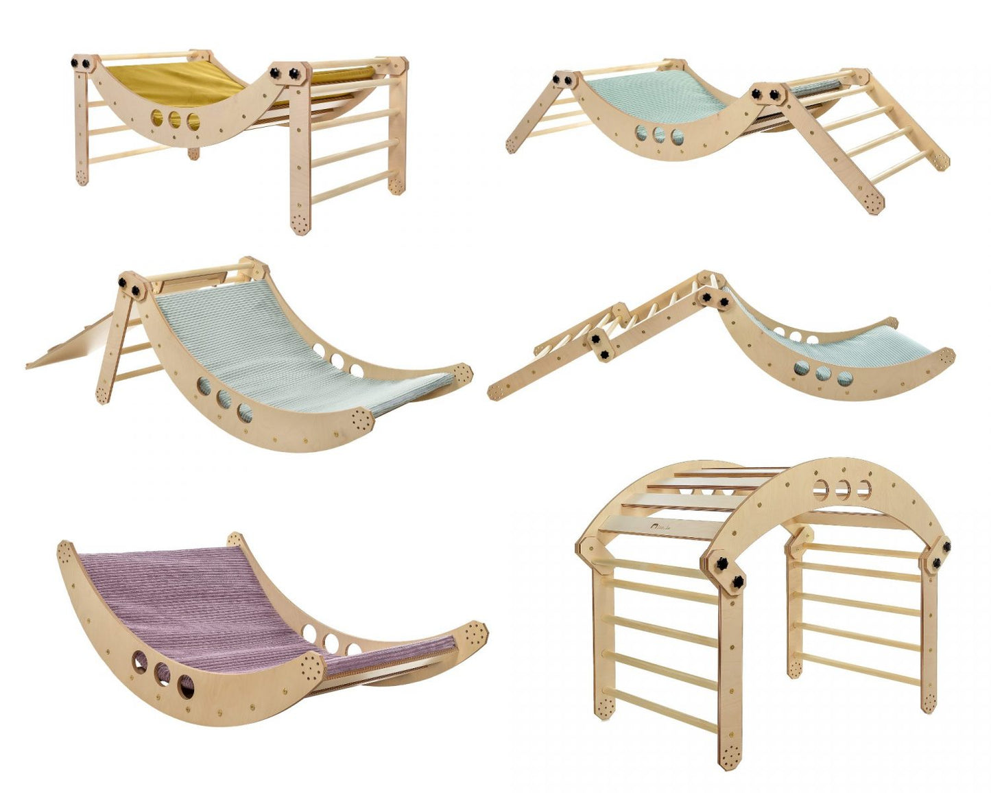 Luula Montessori Klatrestativ Sleeper Climber – Motoriksæt uden Madras