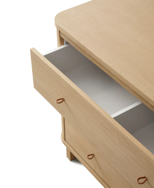Oliver Furniture Wood puslekommode med 3 skuffer – eg