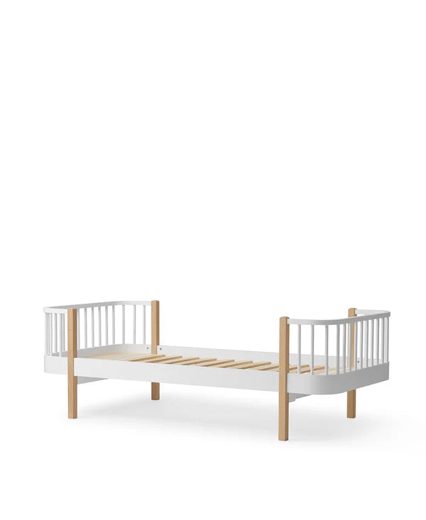 Oliver Furniture Wood Original seng 90x200 cm – hvid/eg