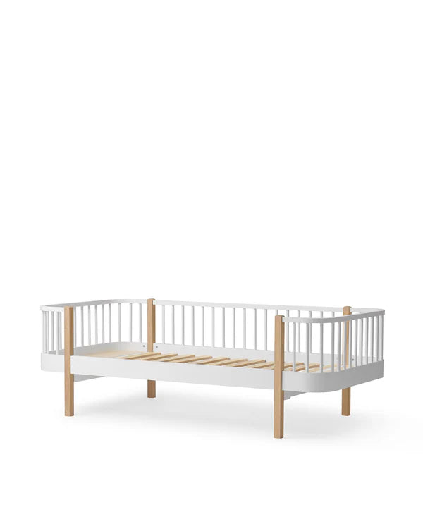 Oliver Furniture Wood Original seng 90x200 cm – hvid/eg