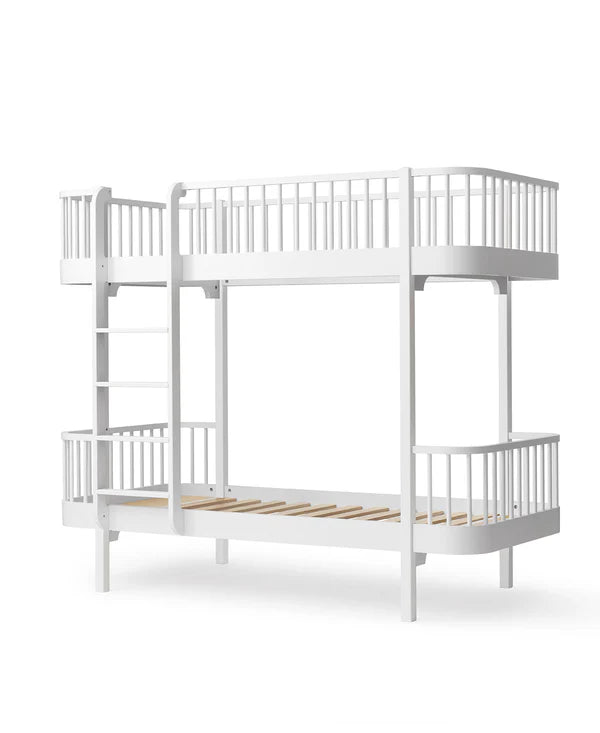 Oliver Furniture Wood Original køjeseng 90x200 cm – hvid/eg