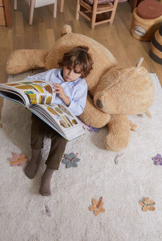 Lorena Canals puf Sleepy Bear – blød bamsepuf