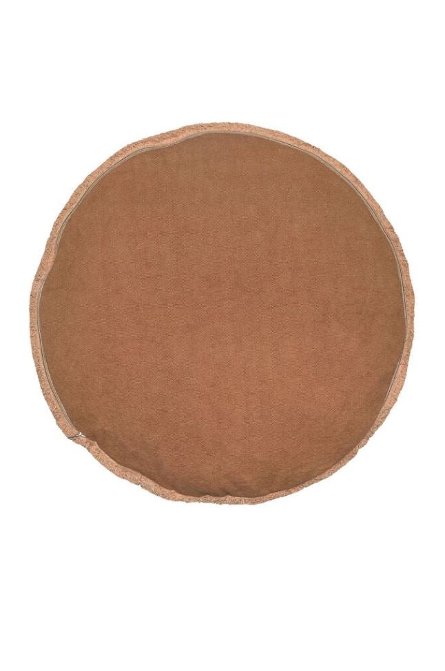 Lorena Canals puf Chill Chestnut – blød puf i chestnut