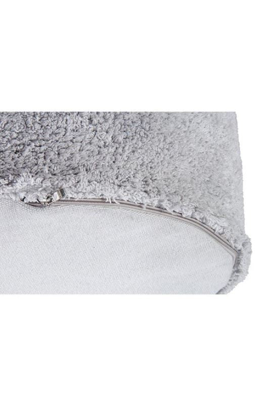 Lorena Canals puf Chill Pearl Grey – blød puf i grå