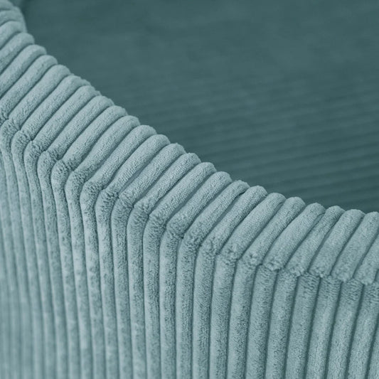 Plush Nest boldbassin uden bolde, rundt, 90x30 cm, blå, premium fløjl