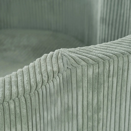 Plush Nest blomsterformet boldbassin uden bolde, 95x30 cm, grøn, premium fløjl