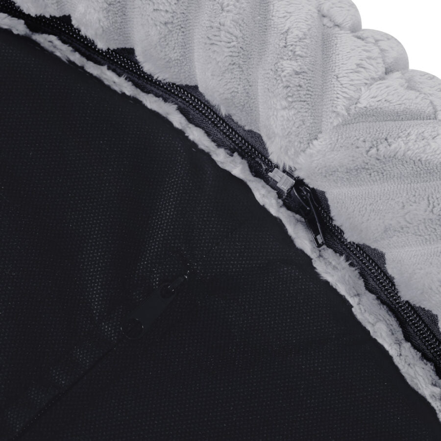 Plush Nest rundt boldbassin 90×30 cm – grå (uden bolde)