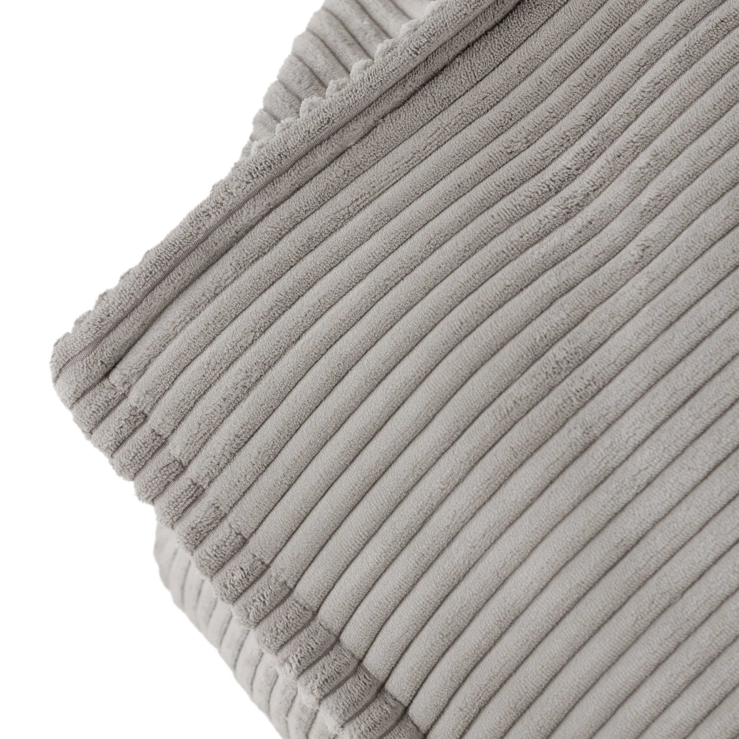 Plush Nest sækkestol Puffy Square – 77x67x50 cm, beige fløjl