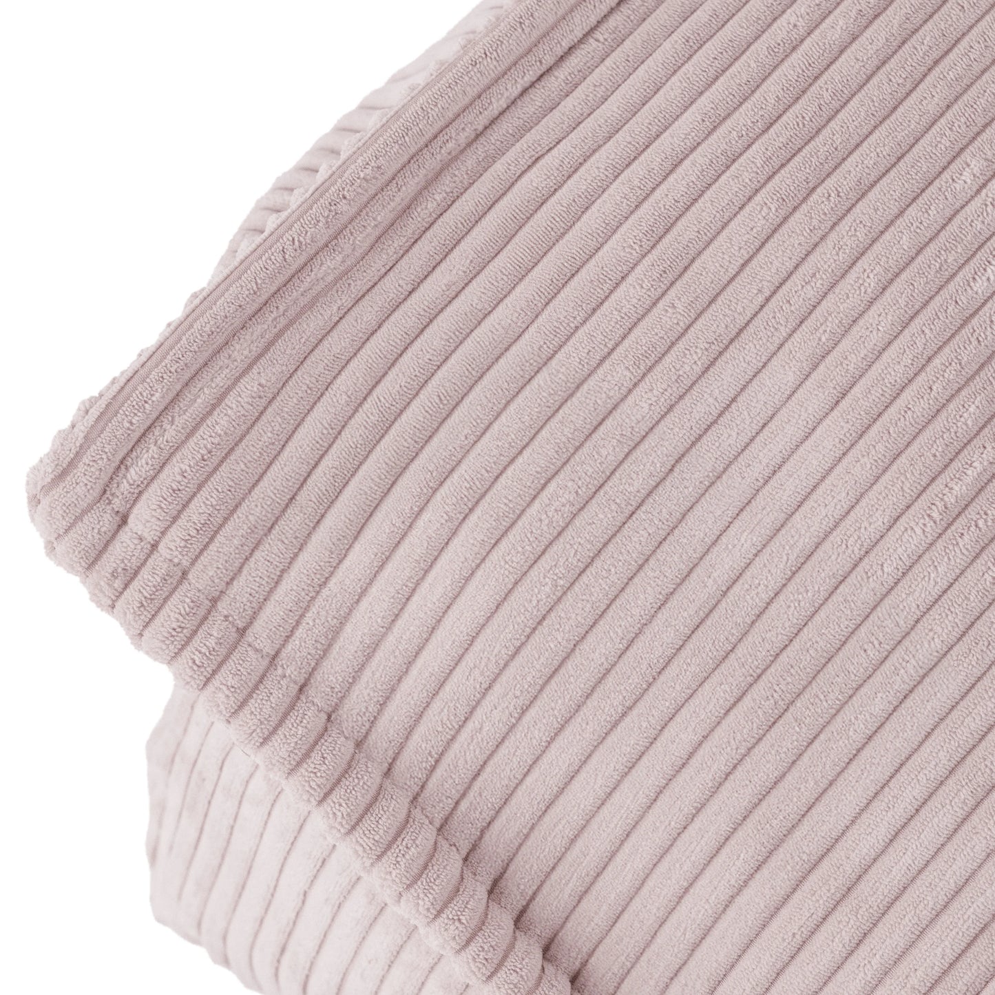 Plush Nest sækkestol Puffy Square – 77x67x50 cm, lyserød fløjl