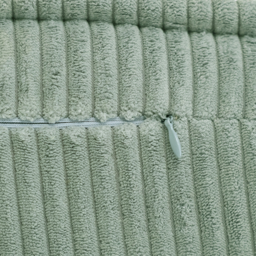 Plush Nest mini-legesofa med liggefunktion – 150x60x25 cm, grøn fløjl