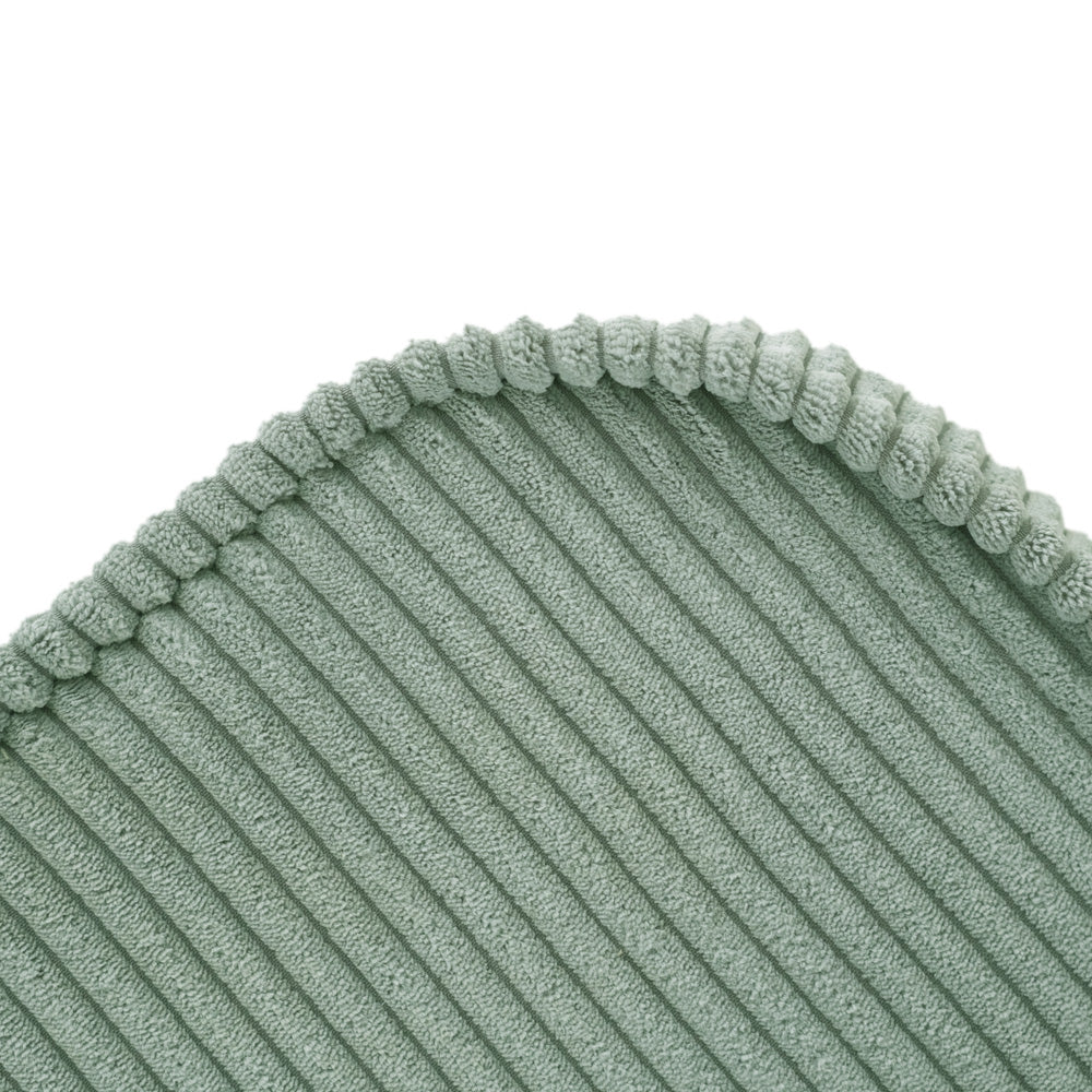 Plush Nest mini-legesofa med liggefunktion – 150x60x25 cm, grøn fløjl