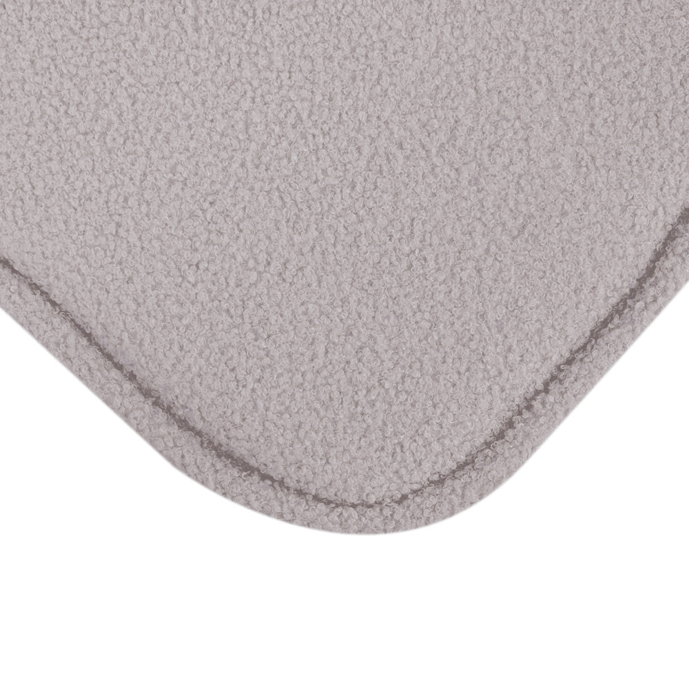 Plush Nest mini-legesofa til børn – 150x60x25 cm, Grå Lammeskindseffekt