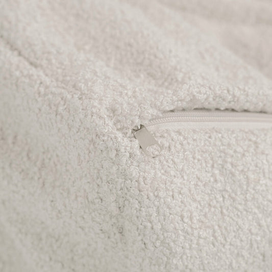 Plush Nest Puffy Square sækkestol 77×67×50 cm – cream teddy