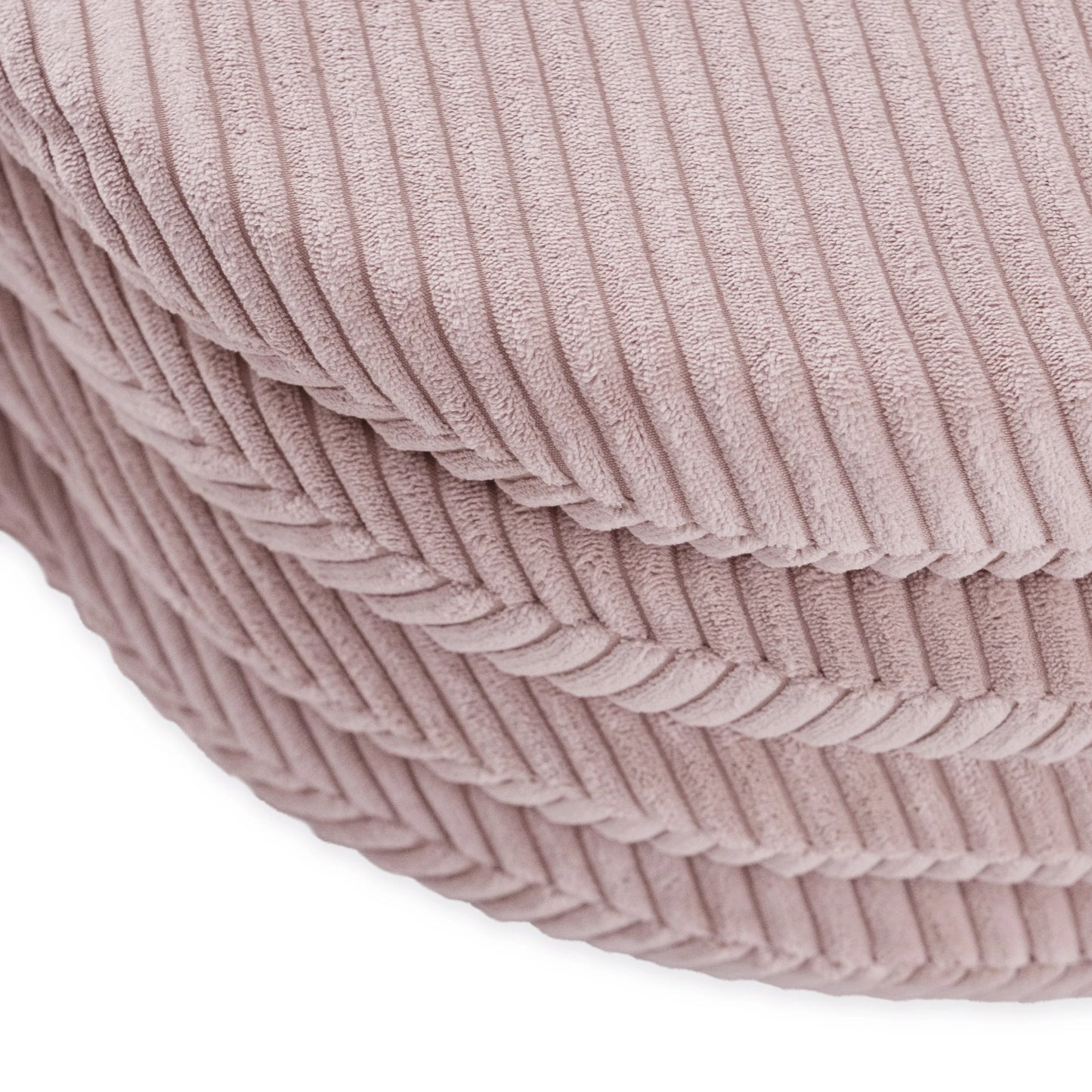 Plush Nest blomsterformet legemåtte “Fluffy Flower” – lyserød (115x115x5 cm, premium fløjl)