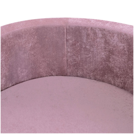 Plush Nest tumlesæt med boldbassin, skumtrekant og 200 bolde – premium chenille – Rosa
