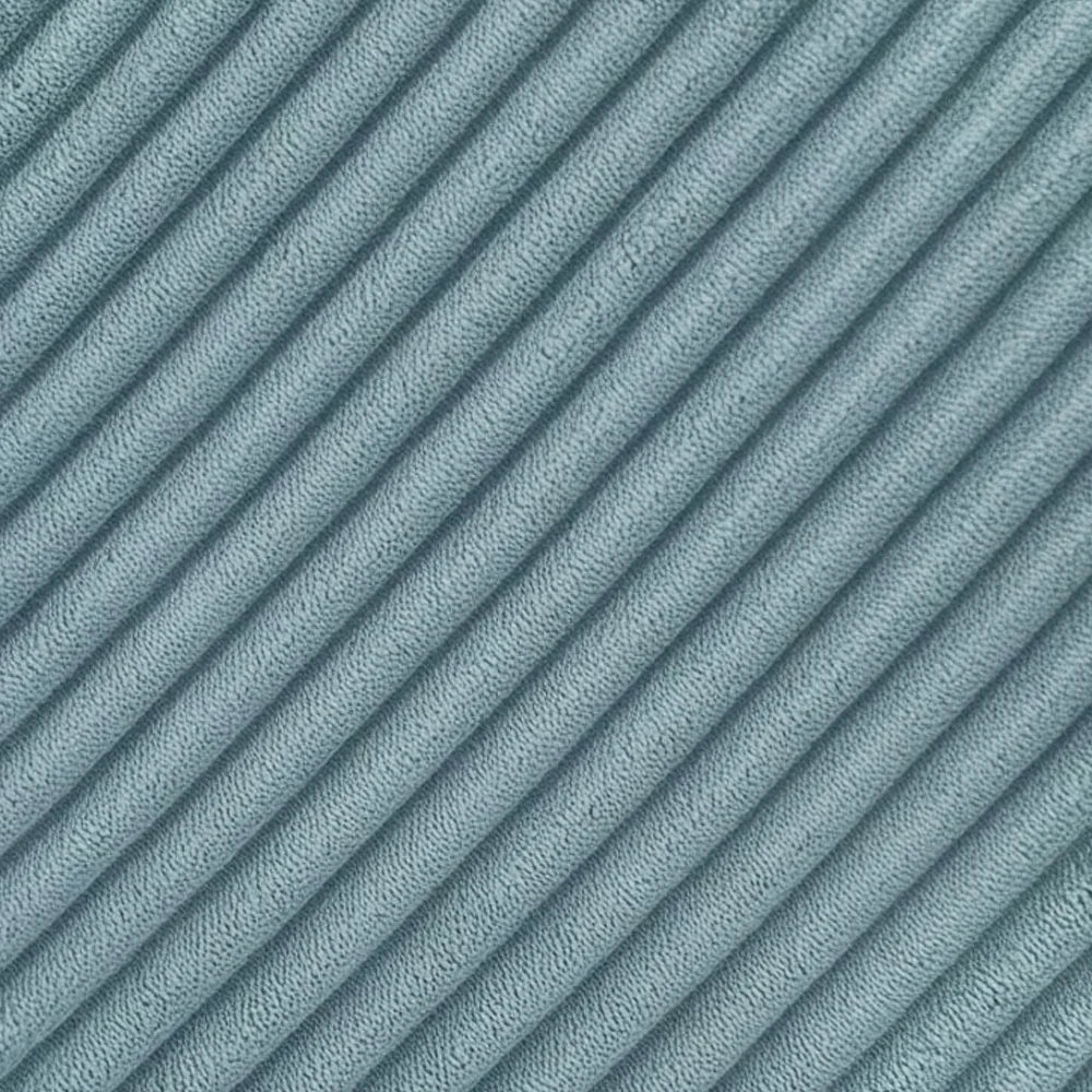 Plush Nest siddepuf, 120×80 cm, blå, premium fløjl