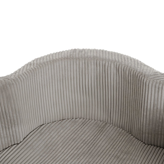 Plush Nest blomsterformet boldbassin – Floral Fun Zone, beige fløjl, 95×30 cm, inkl. 300 bolde