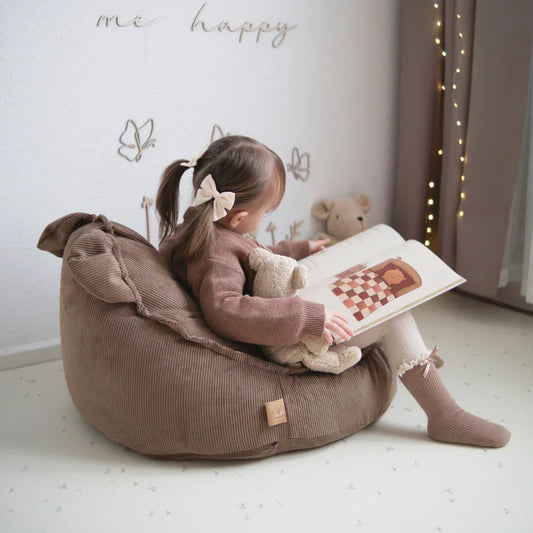 MeowBaby® Slimcord Teddy Sako Bag - Brown