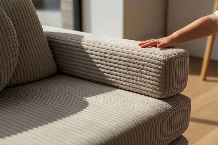 Shappy legesofa 160 cm - Pure Corduroy - Mocca