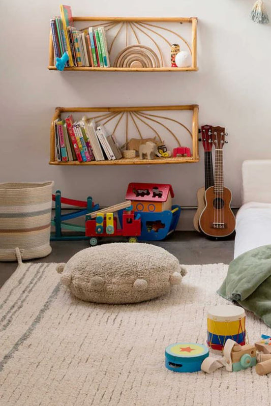 Lorena Canals gulvpude Bubbly Olive – grøn