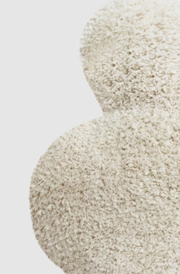 Lorena Canals gulvpude Clouds Natural – natur