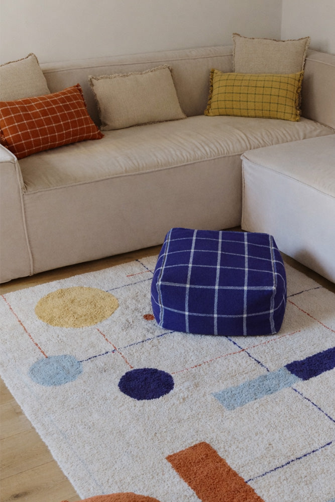 Lorena Canals pude – geo block honey 50x30 cm